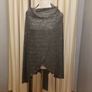 GAP Marbled  Cape Sweater Jersey Knit Fabric Small